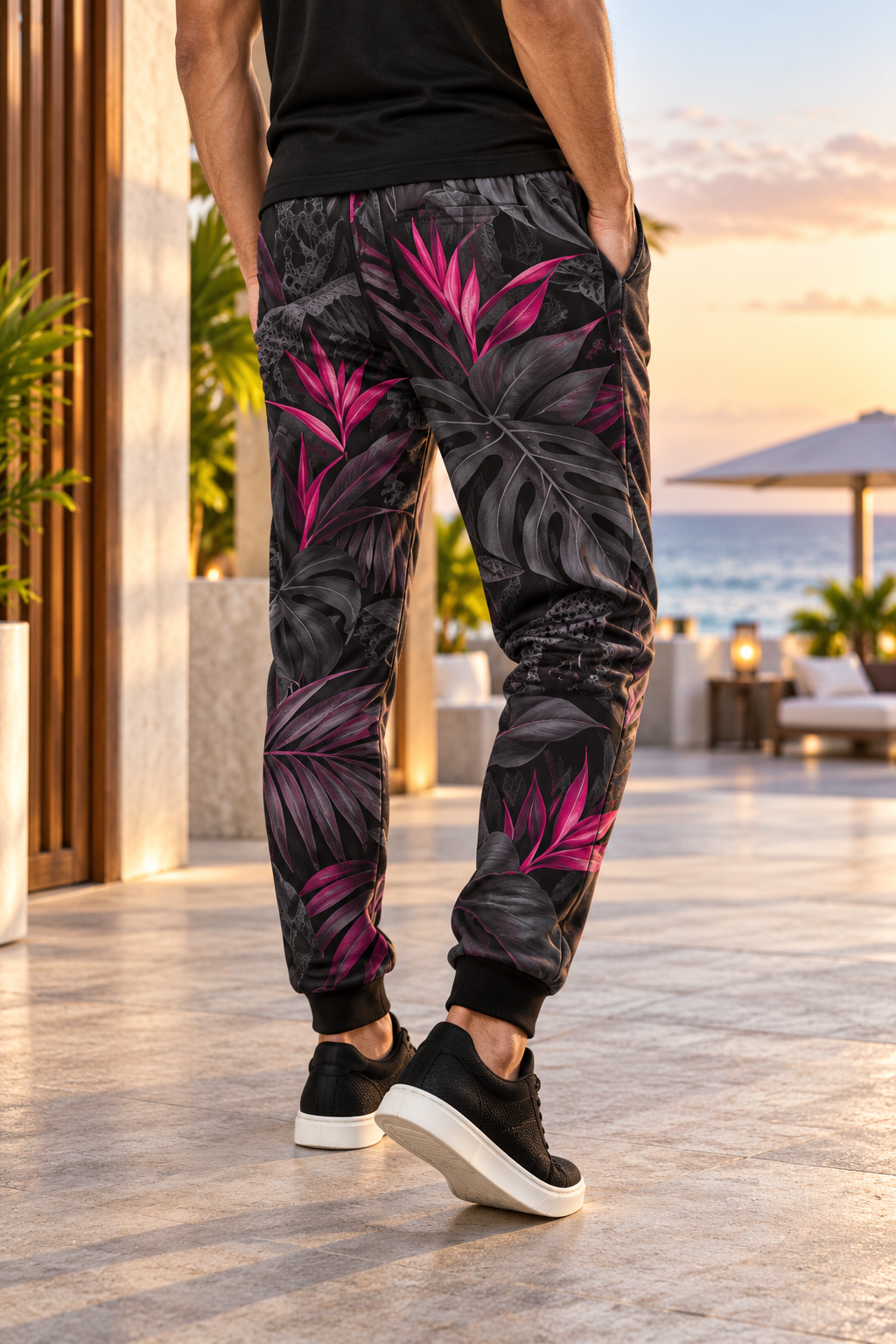 Fuchsia Afterglow Relaxed Pants