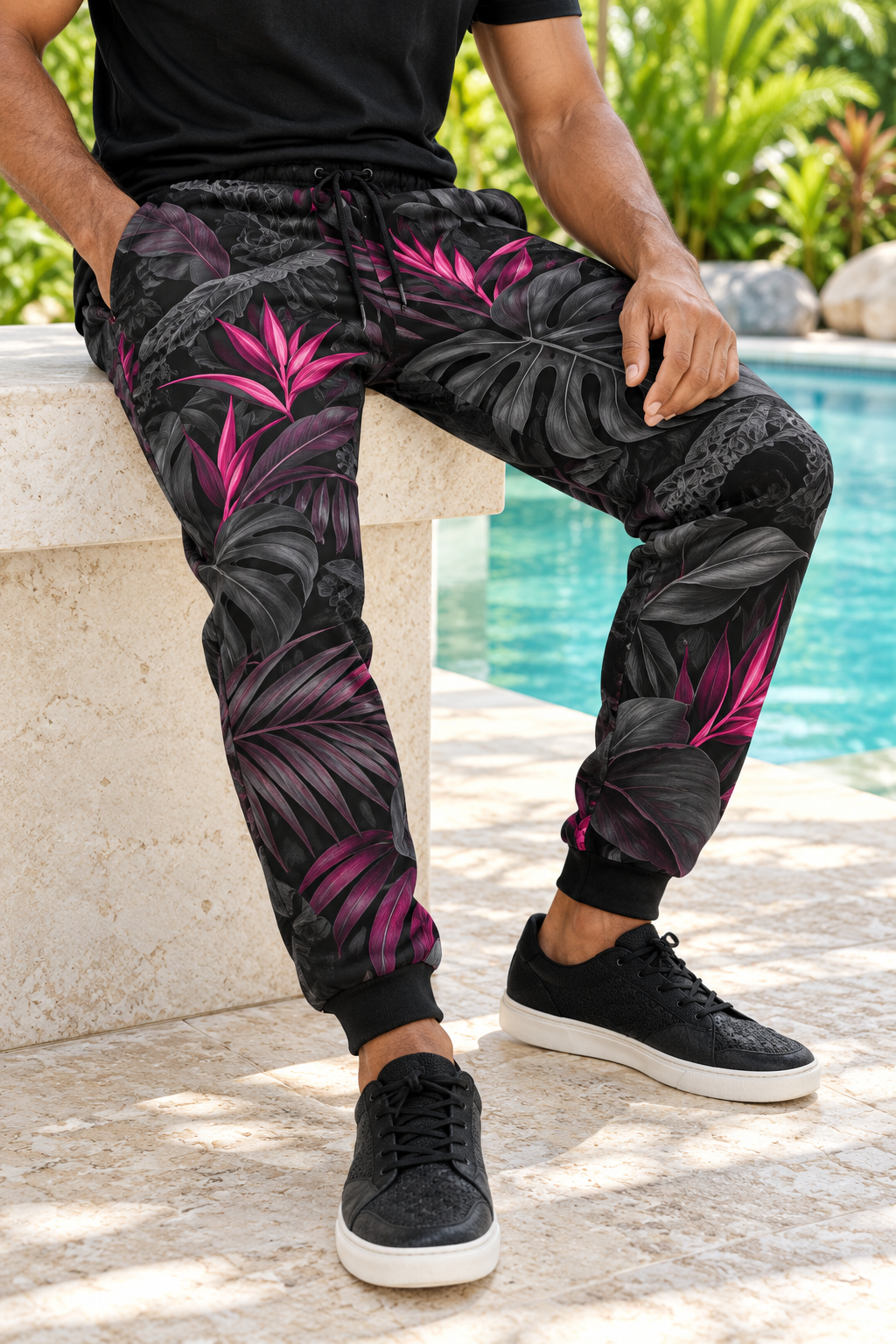 Fuchsia Afterglow Relaxed Pants