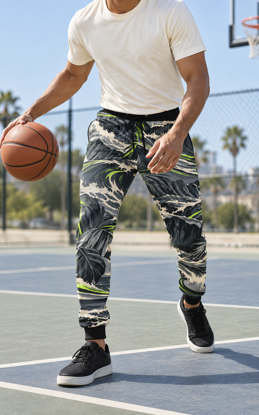Lime Current Relaxed Pants