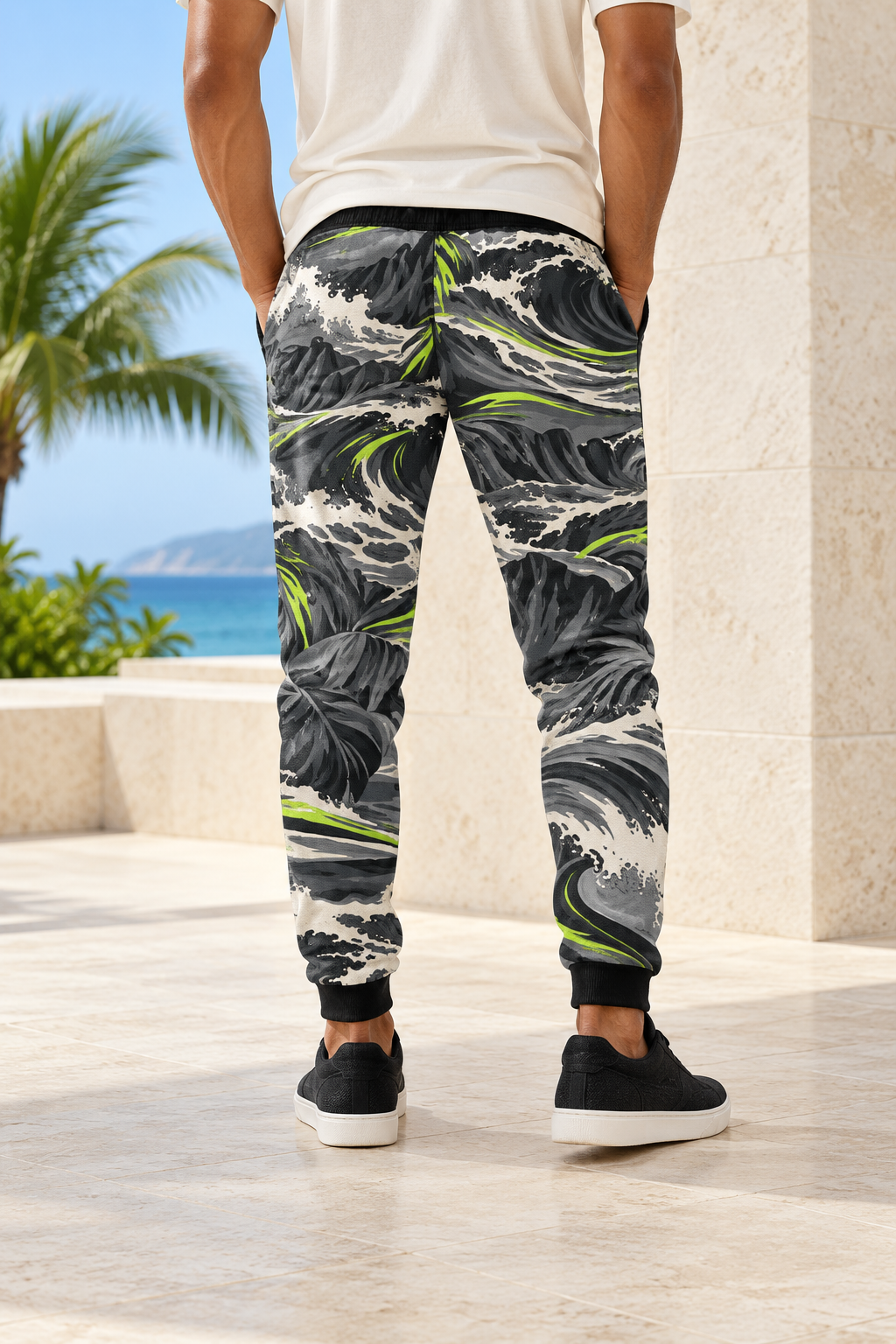 Lime Current Relaxed Pants