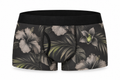 Midnight Hibiscus Boxer Briefs — front view