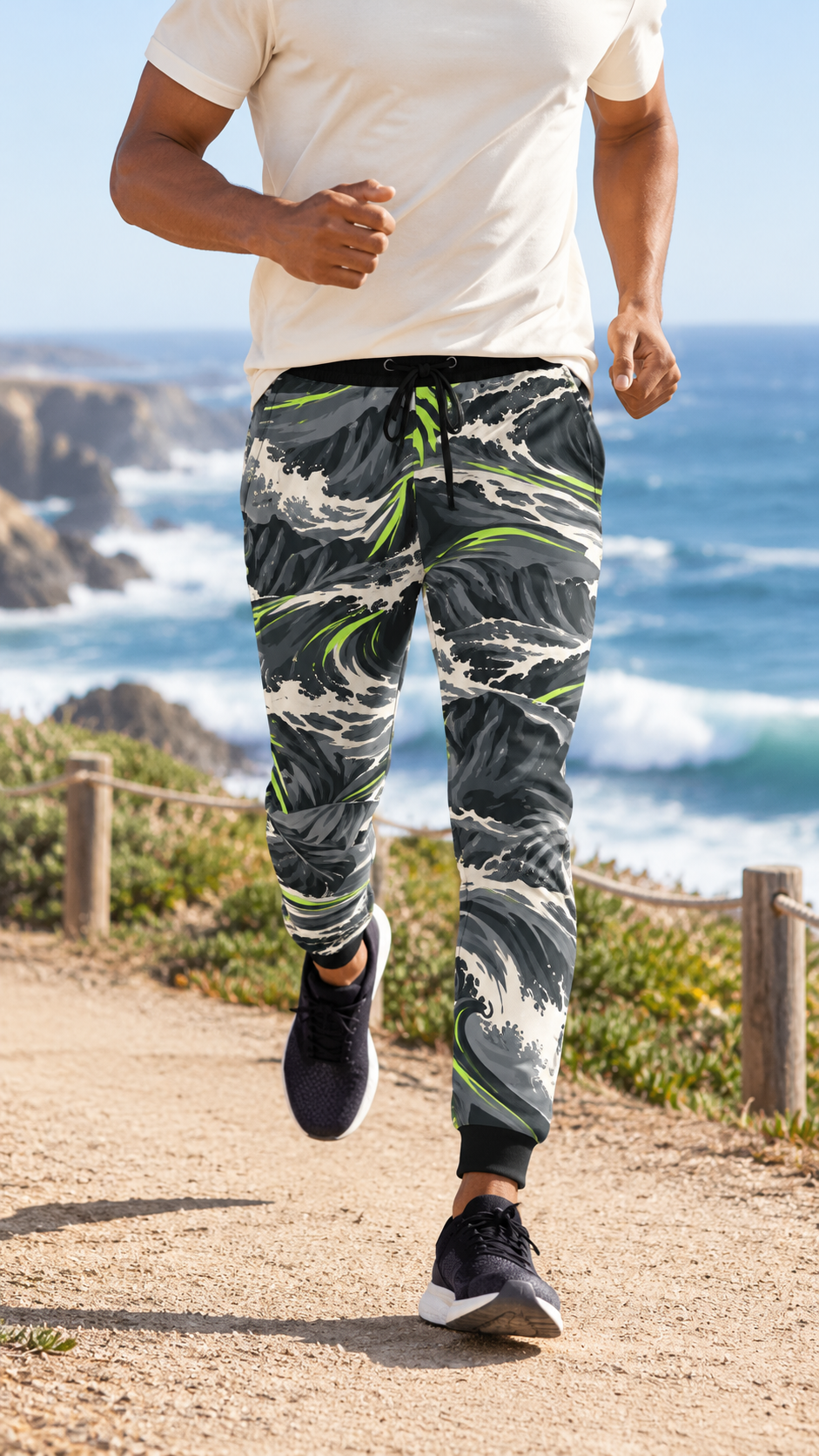 Lime Current Relaxed Pants