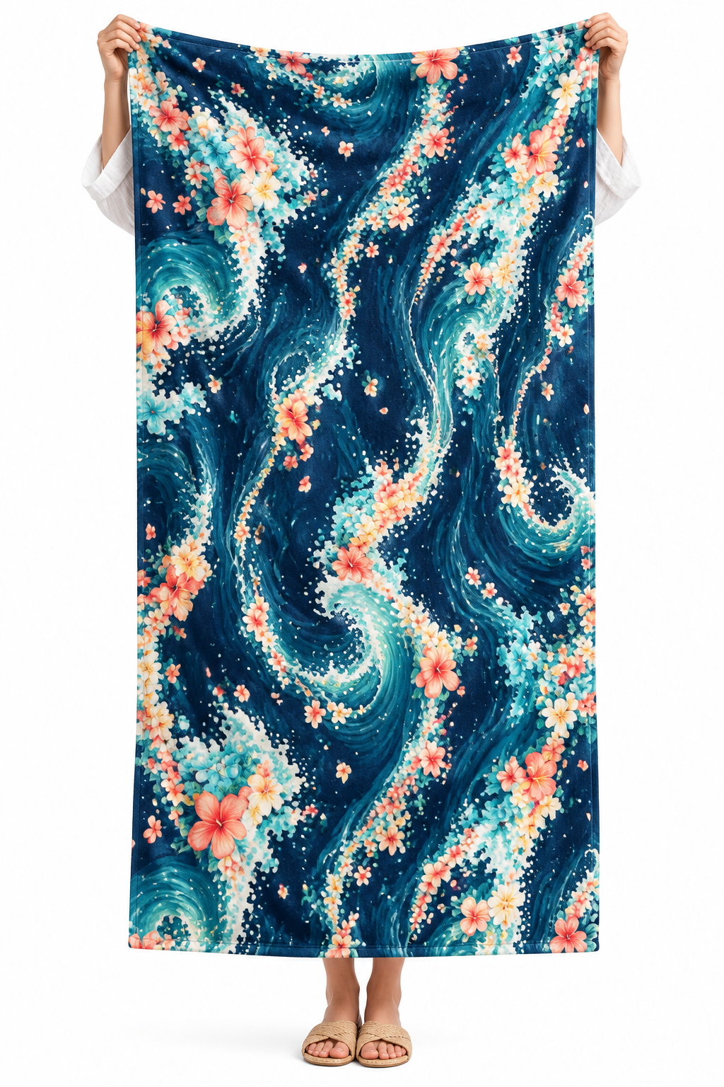 Reef Current Beach Towel