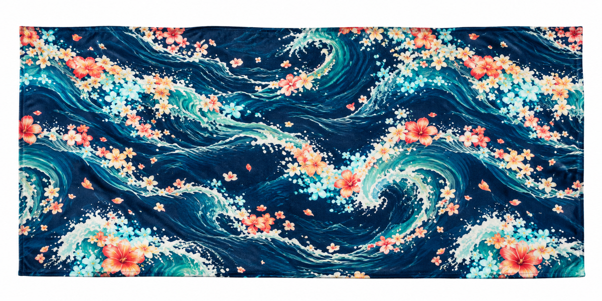 Reef Current Beach Towel