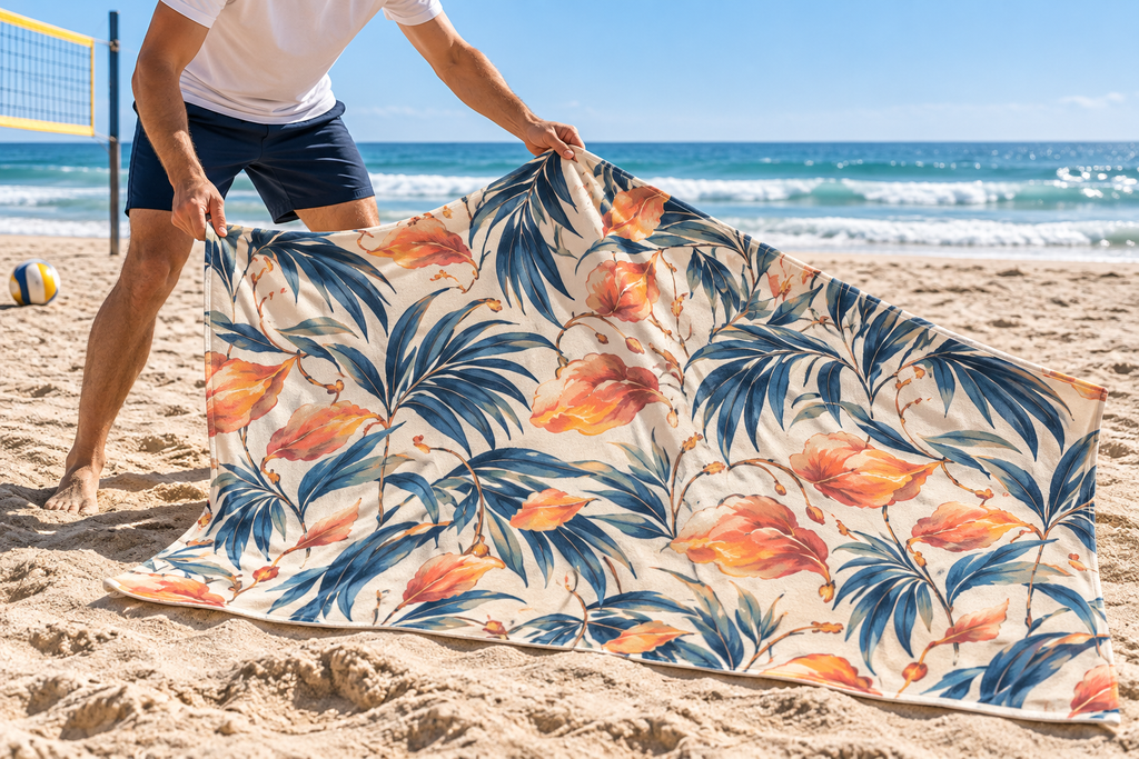 Peach Paradise Beach Towel