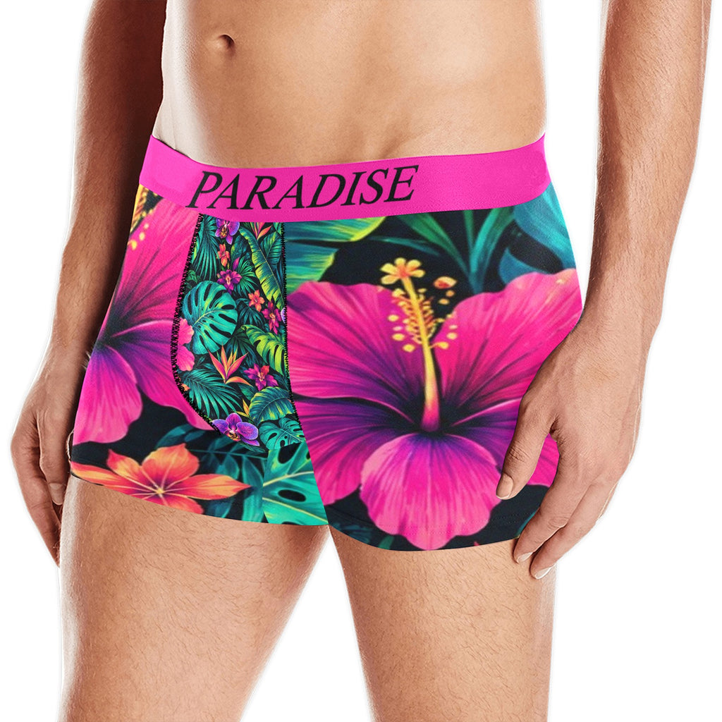 Paradise Beaches Floral Boxer Briefs