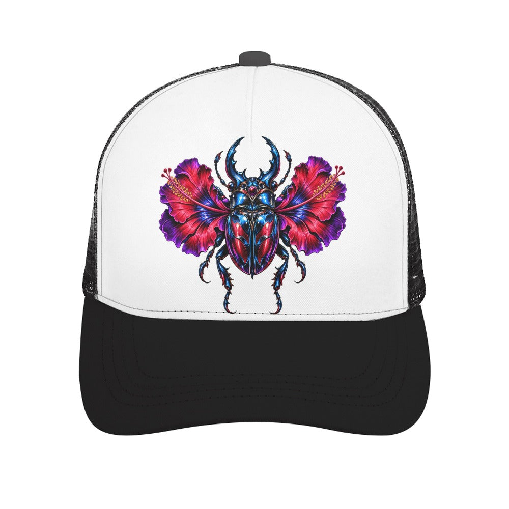 Crimson Crest Trucker Cap