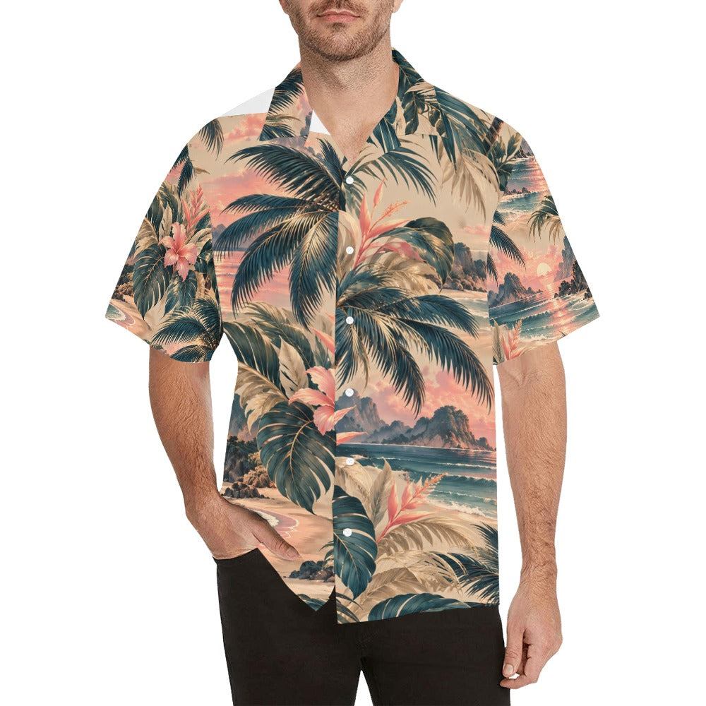 Sunset Palms Hawaiian Shirt