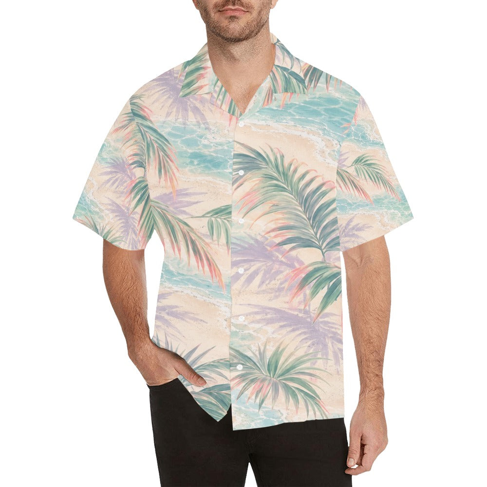 Pastel Palms Hawaiian Shirt