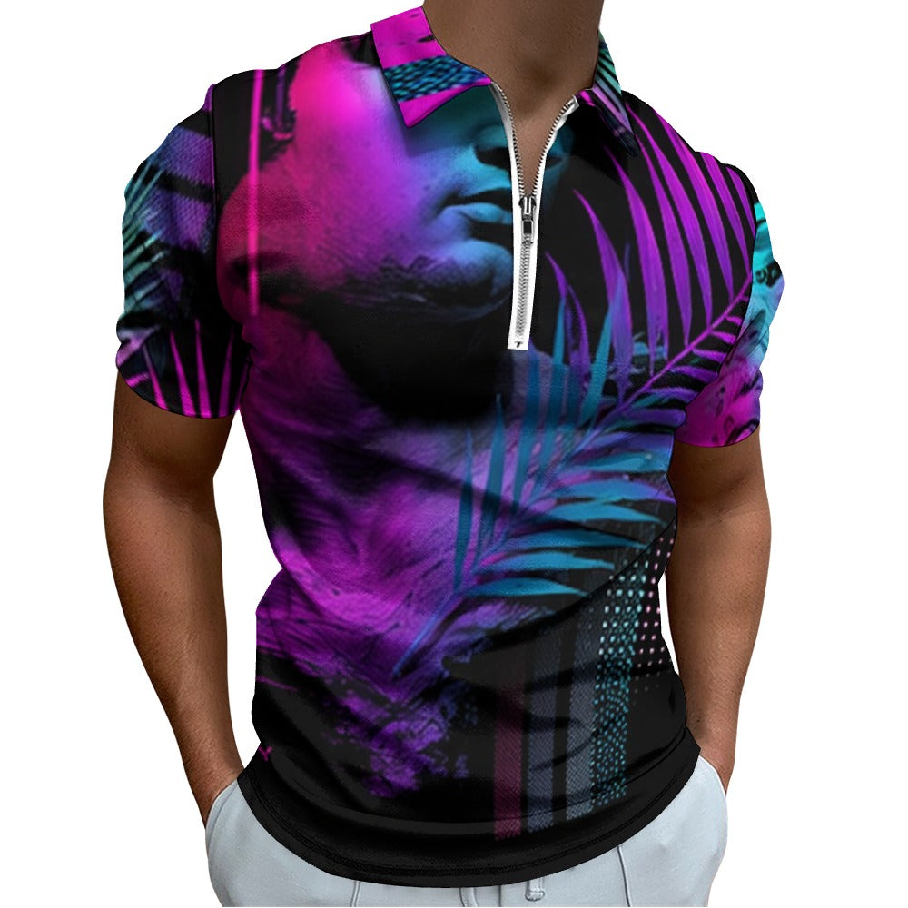 Midnight Muse Zip Polo