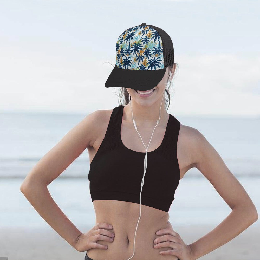 Ocean Palms Trucker Hat