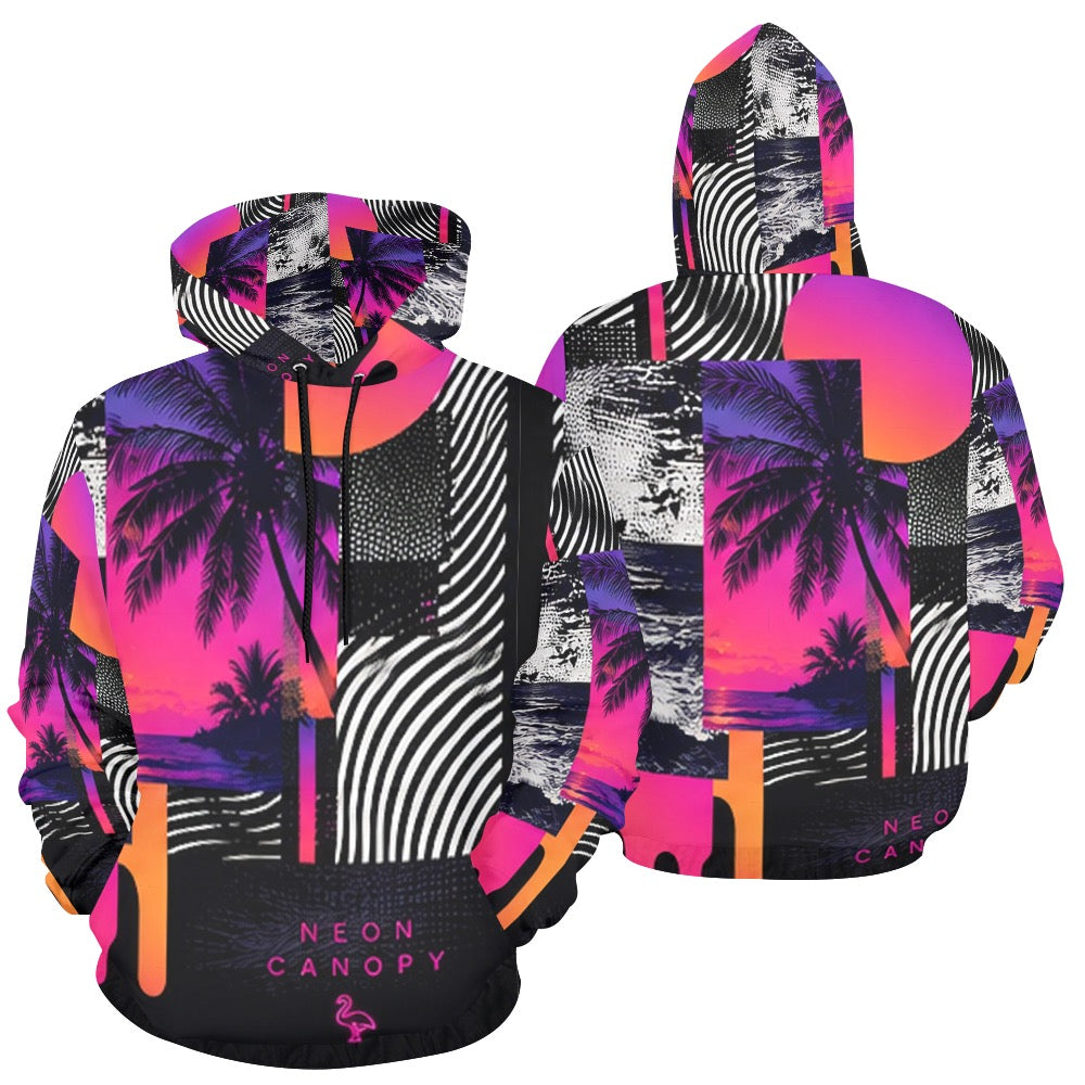 Neon Collision Hoodie