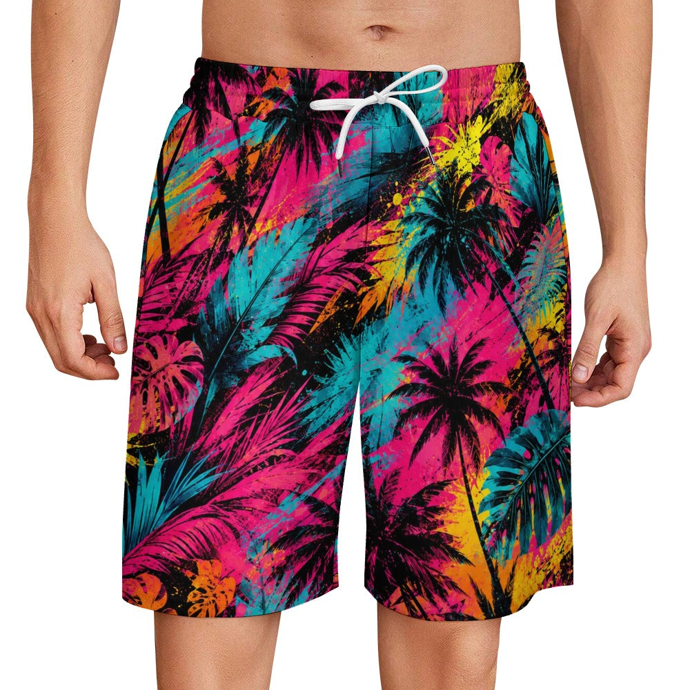 Electric Palm Shorts