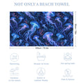 Blue Jelly Drift Beach Towel