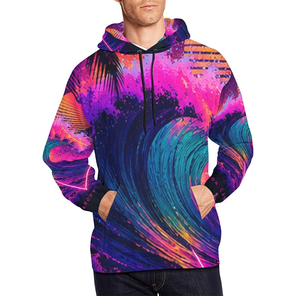 Neon Wave Hoodie