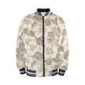 New Men's Striped Trim Bomber Jacket