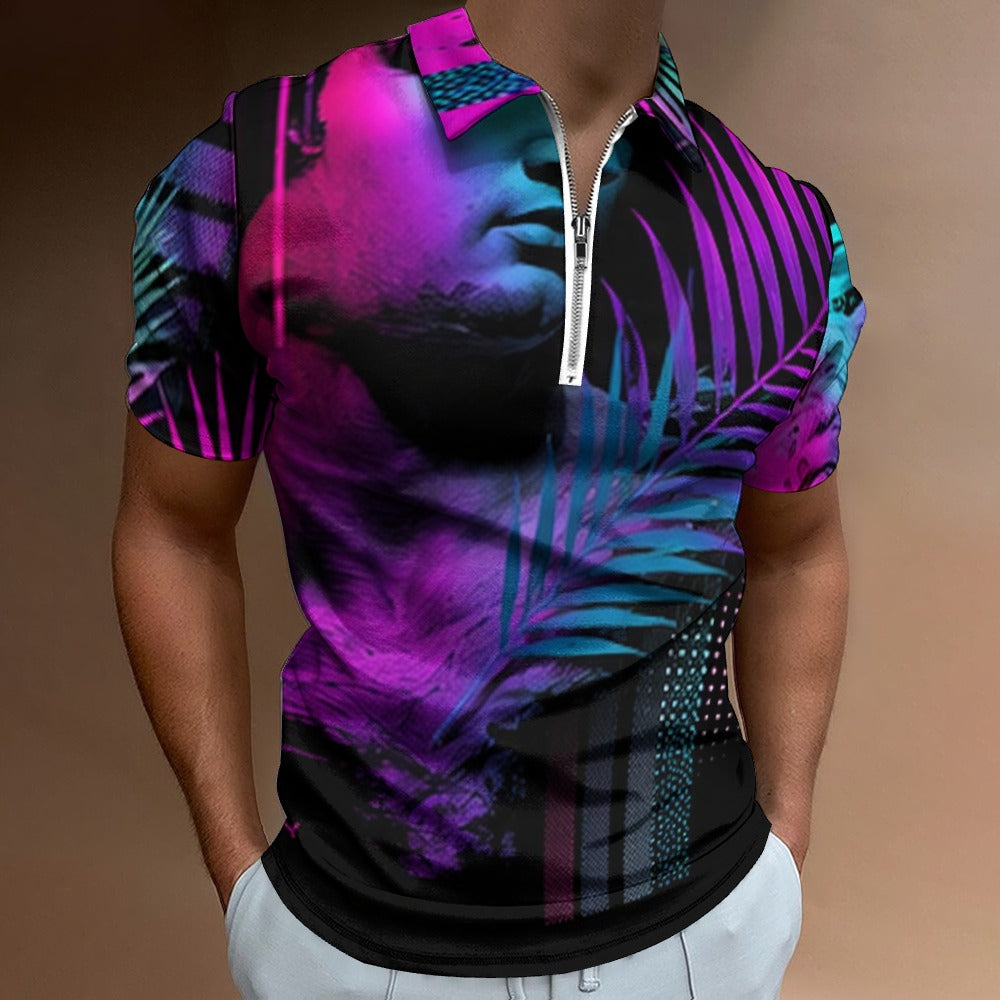 Midnight Muse Zip Polo