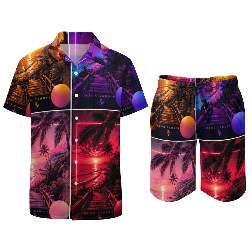 Midnight Tropics Beach Set