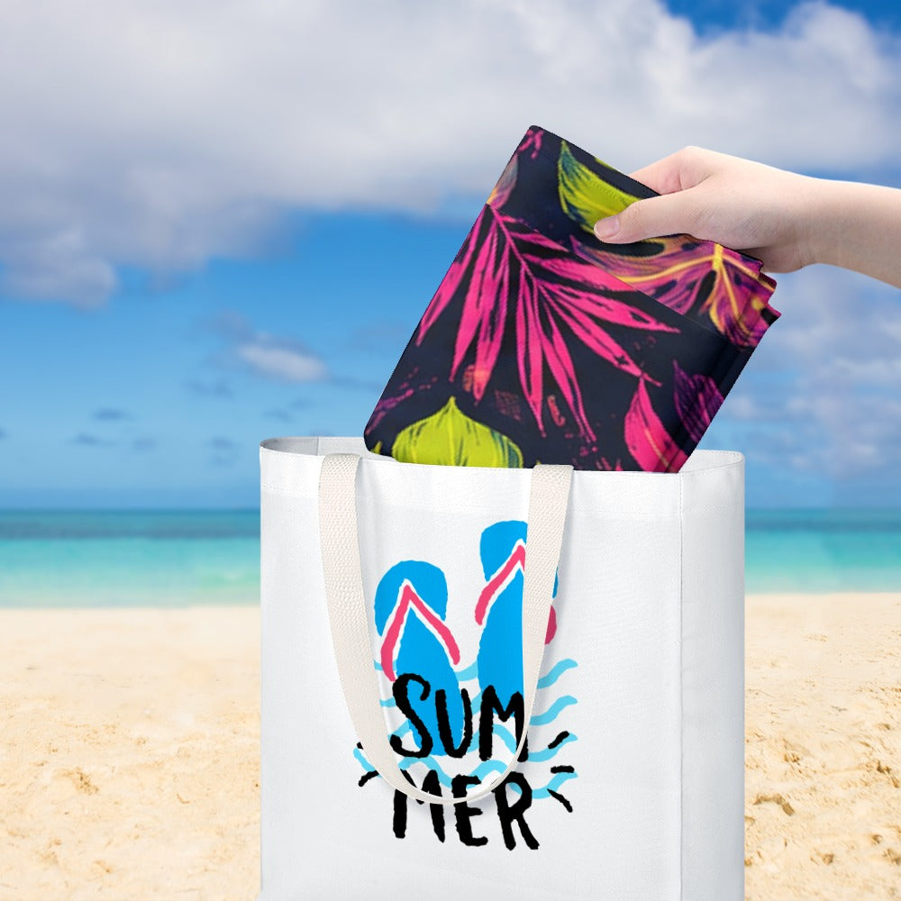 Electric Jungle Beach Towel