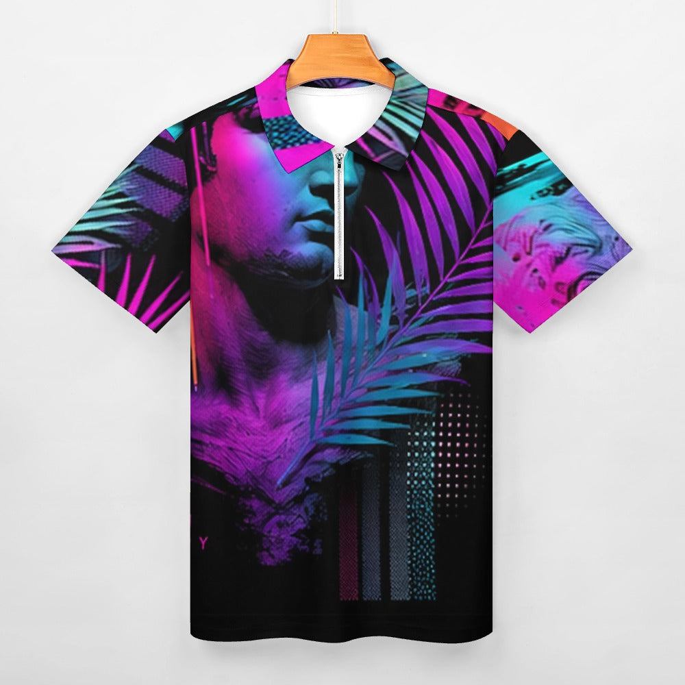Midnight Muse Zip Polo