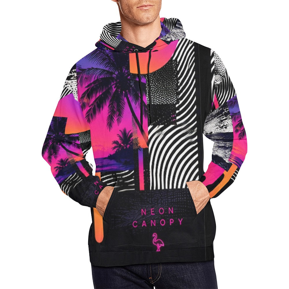 Neon Collision Hoodie