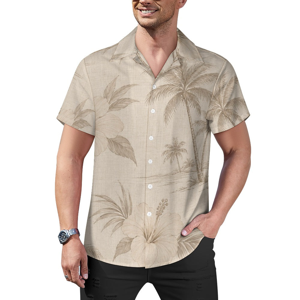 Cuban collar shirt