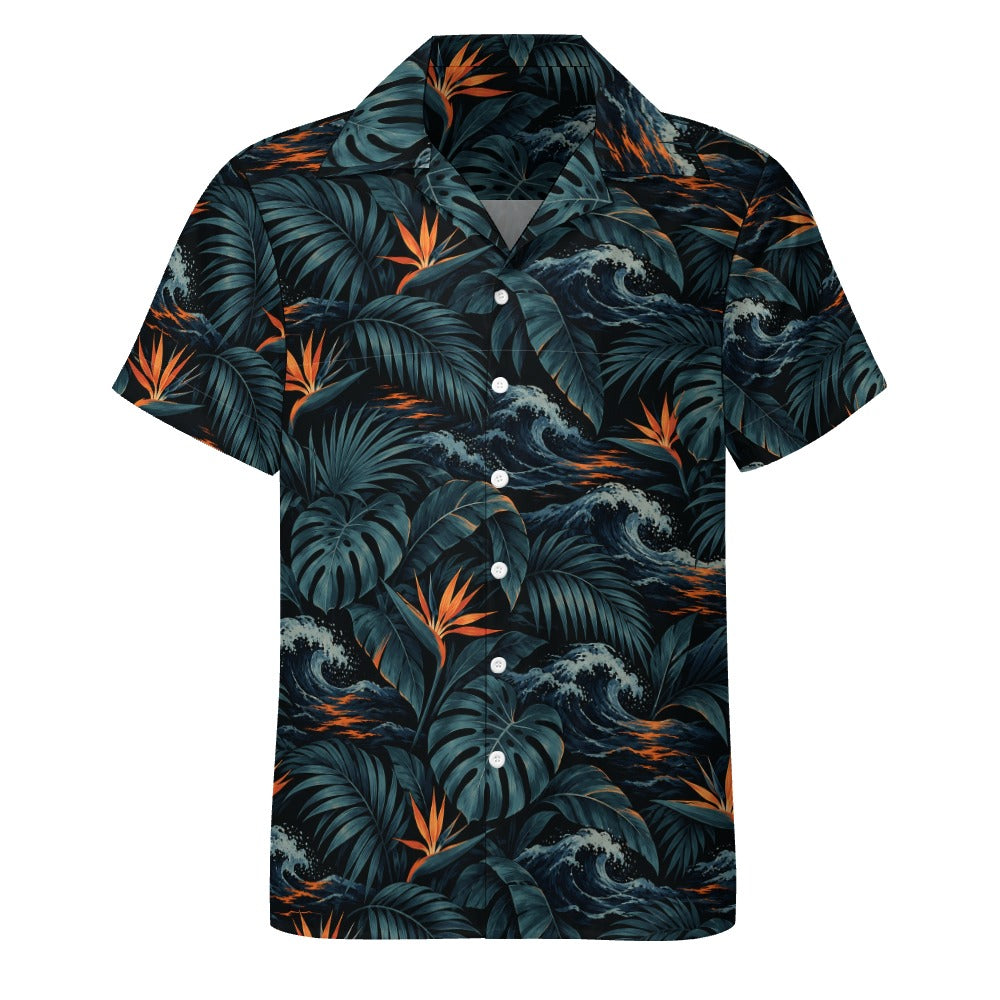 Cuban collar shirt