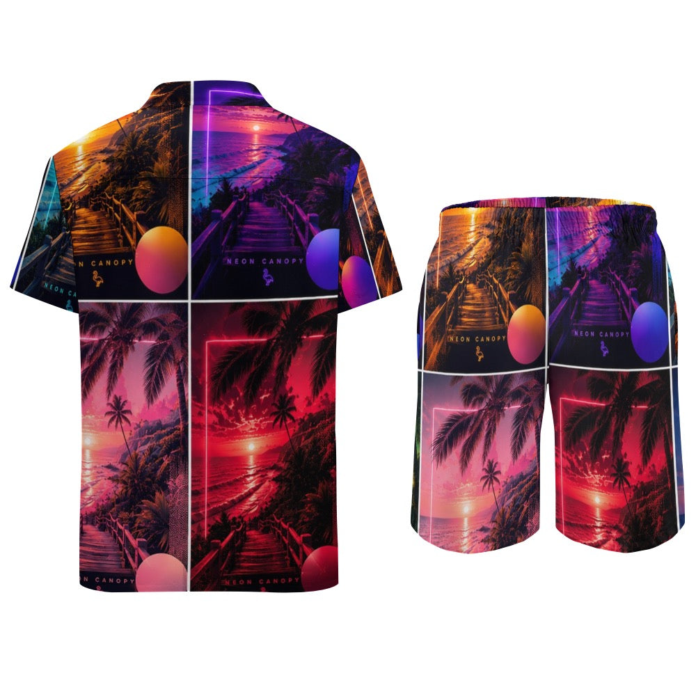 Midnight Tropics Beach Set