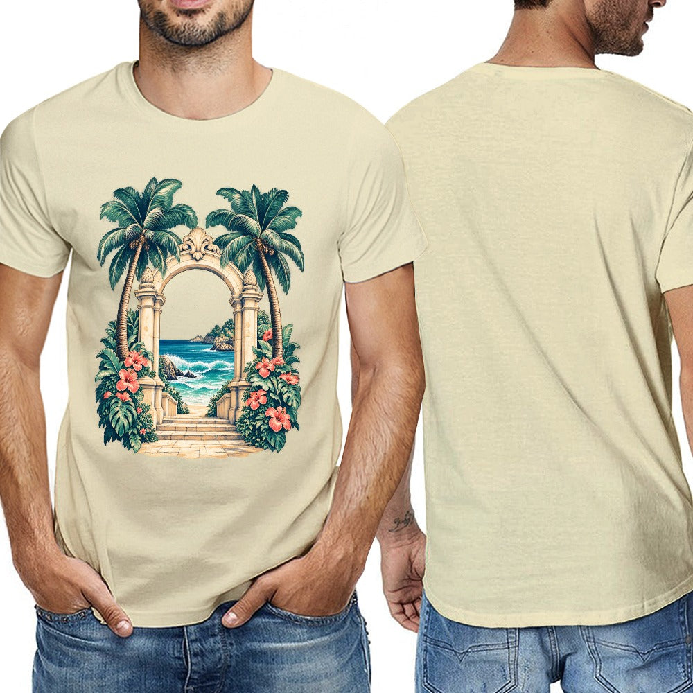 New 150g Men's  Short Sleeve T-shirt