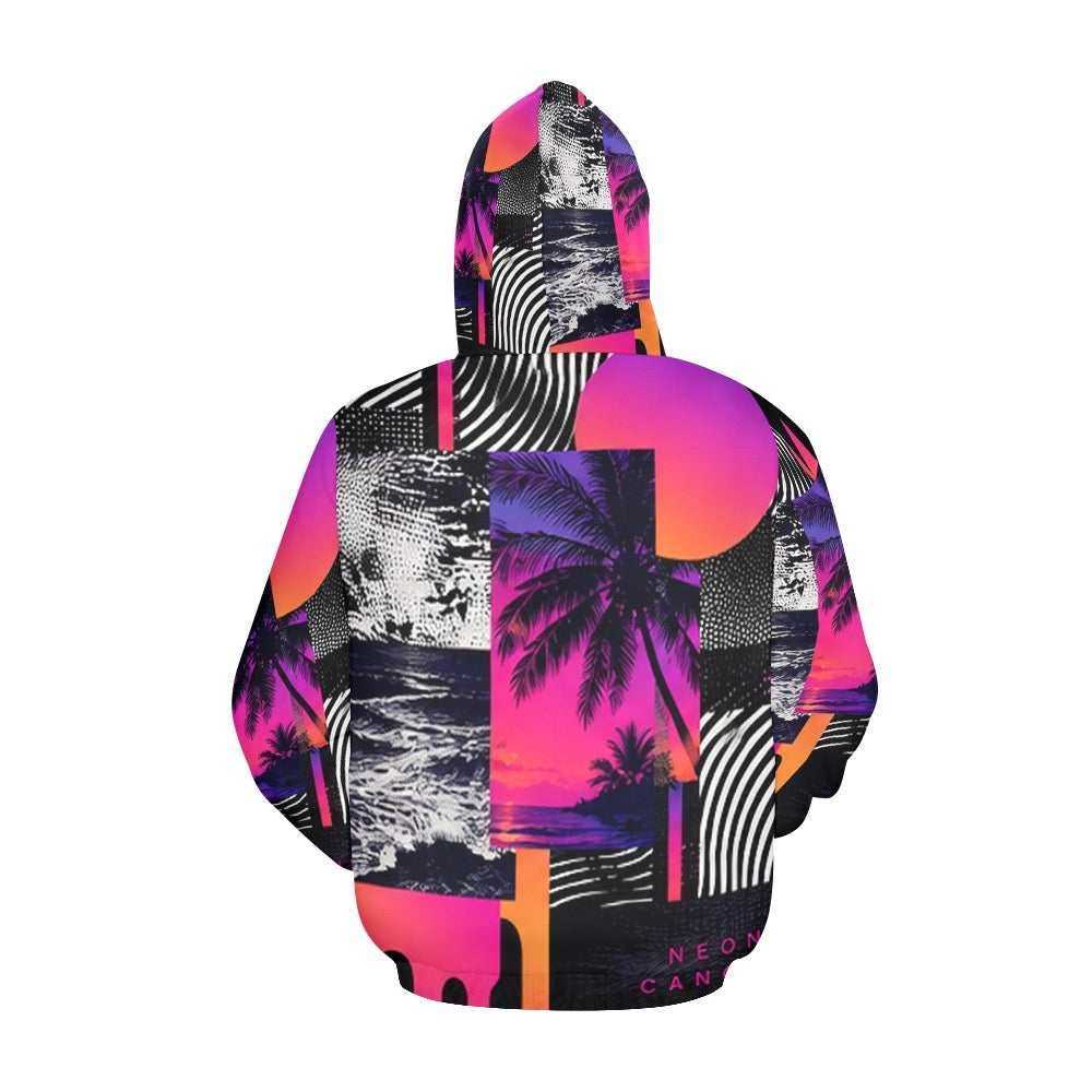 Neon Collision Hoodie
