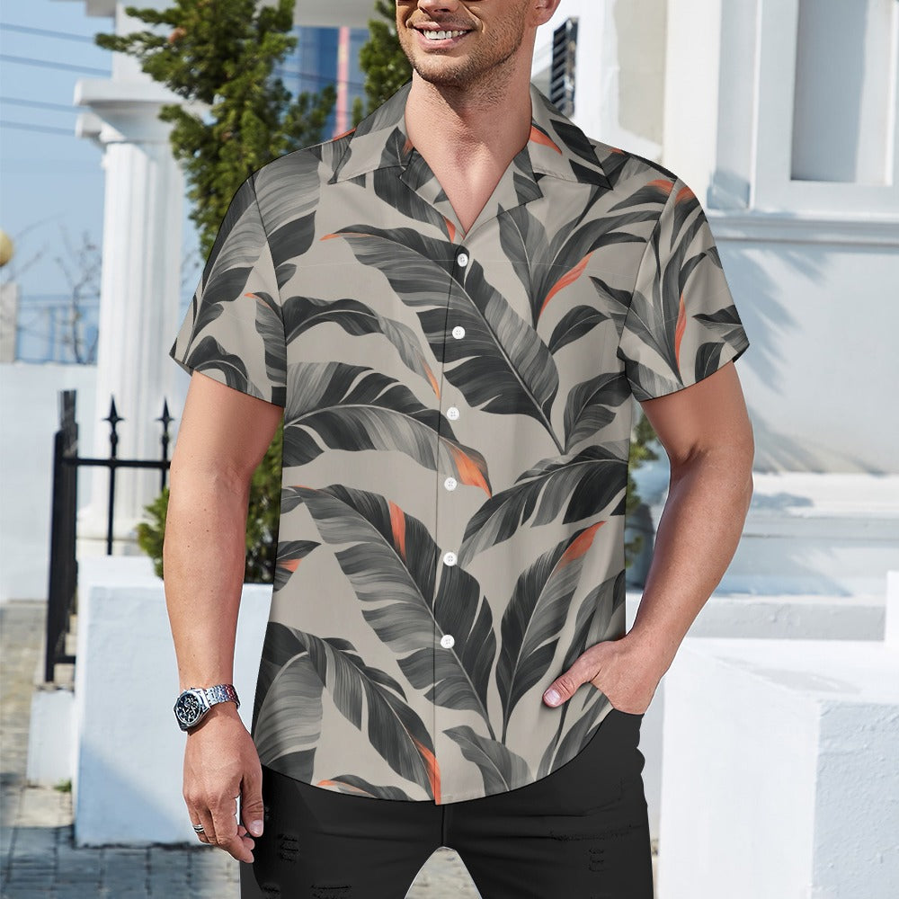 Cuban collar shirt