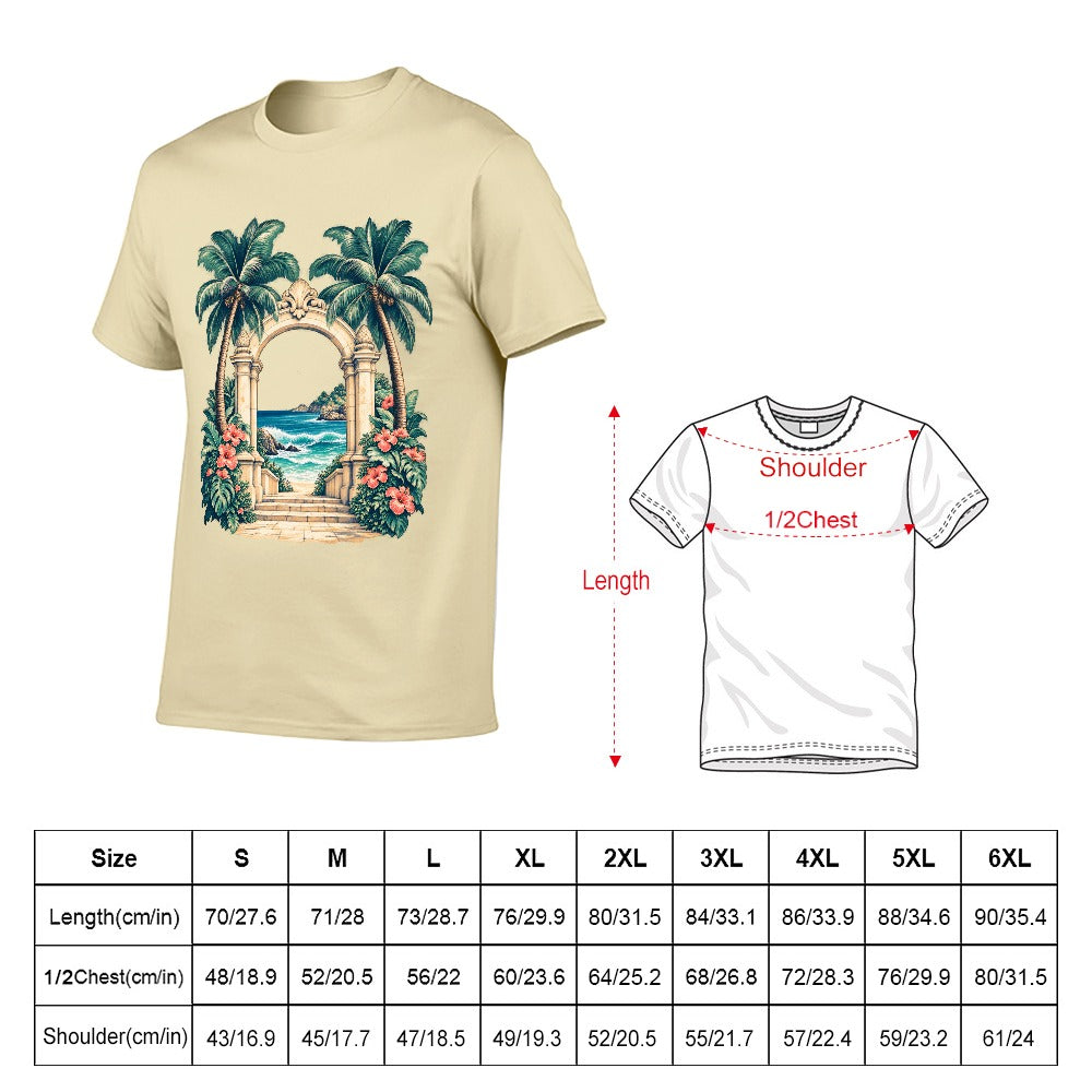 New 150g Men's  Short Sleeve T-shirt