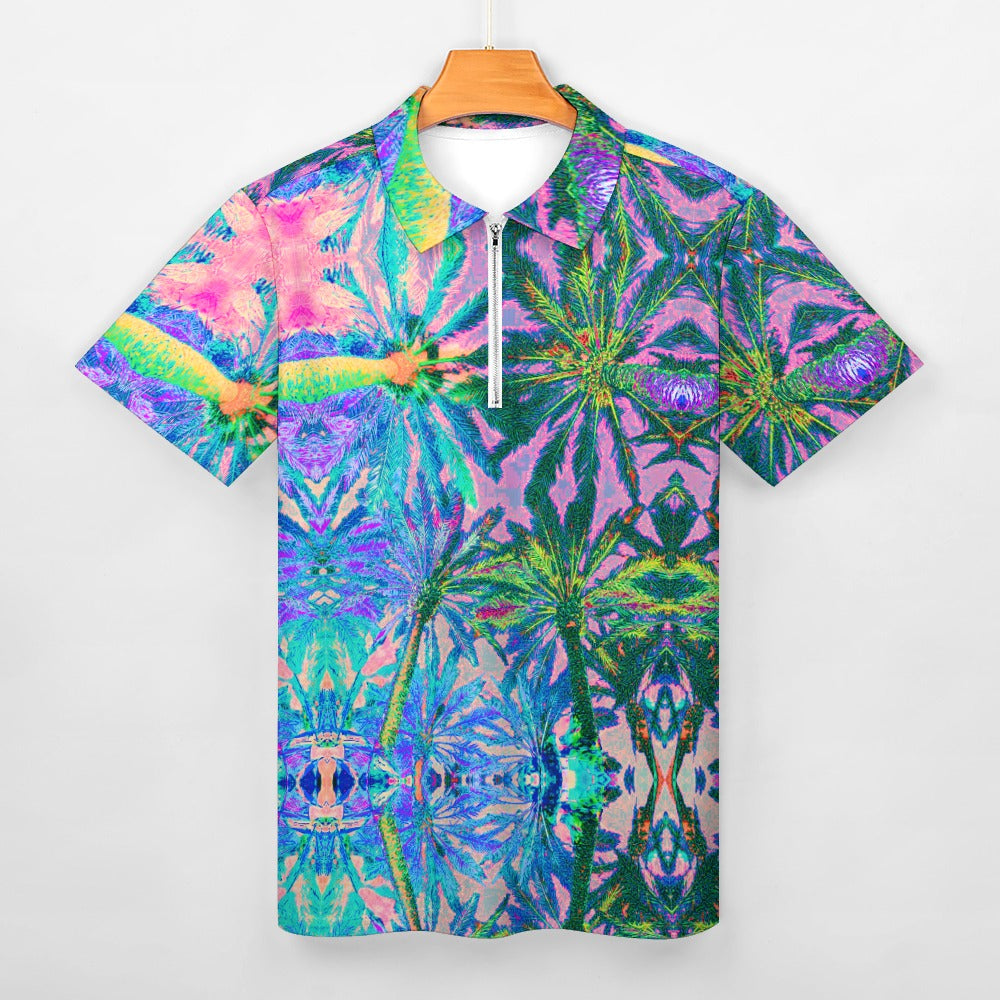 Tropical Voltage Zip Polo