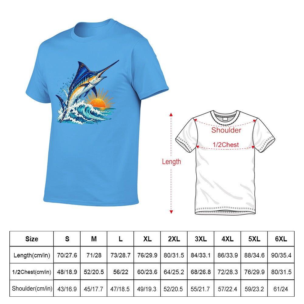 New 150g Men's  Short Sleeve T-shirt