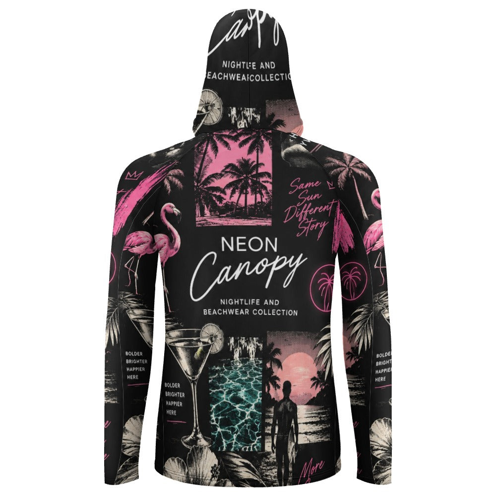 Nightlife Collage Sun Hoodie