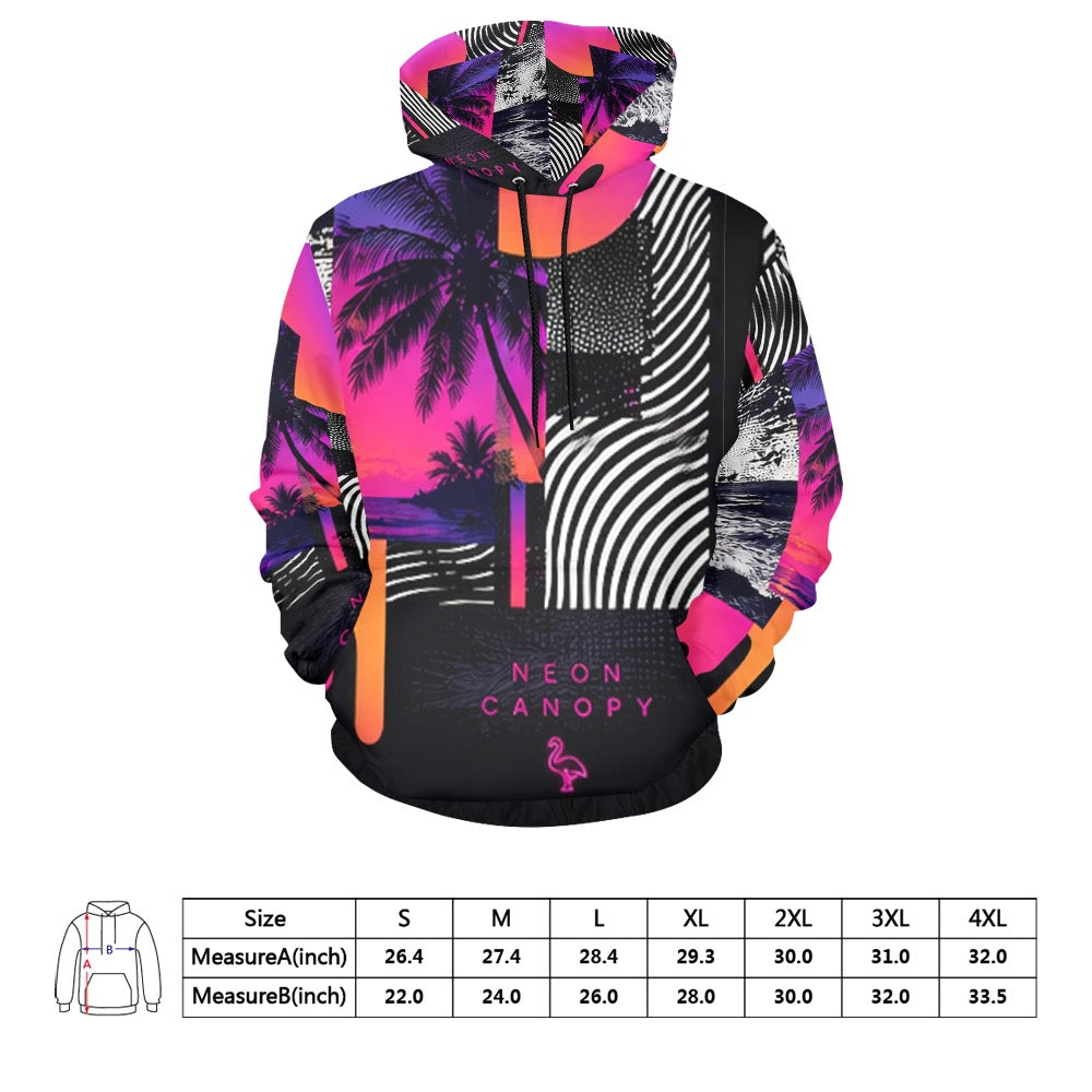 Neon Collision Hoodie