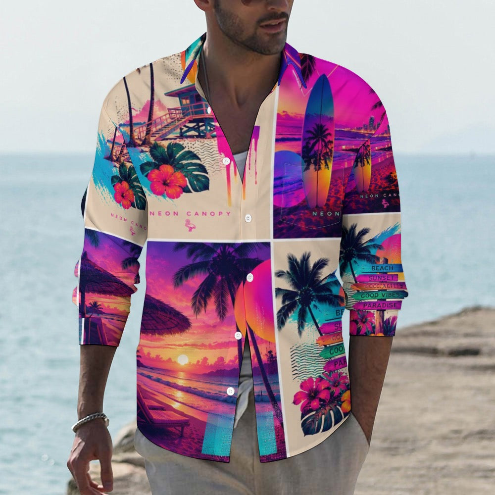 Paradise Postcards Long-Sleeve Shirt