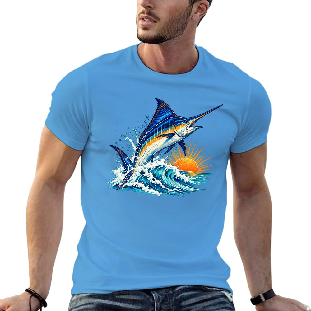 New 150g Men's  Short Sleeve T-shirt