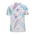 Pastel Flamingo Polo Shirt — back view