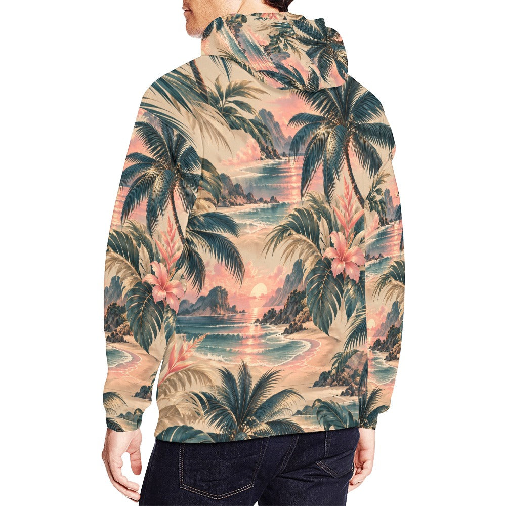 Men's All Over Print Hoodie (USA Size) (Model H13)