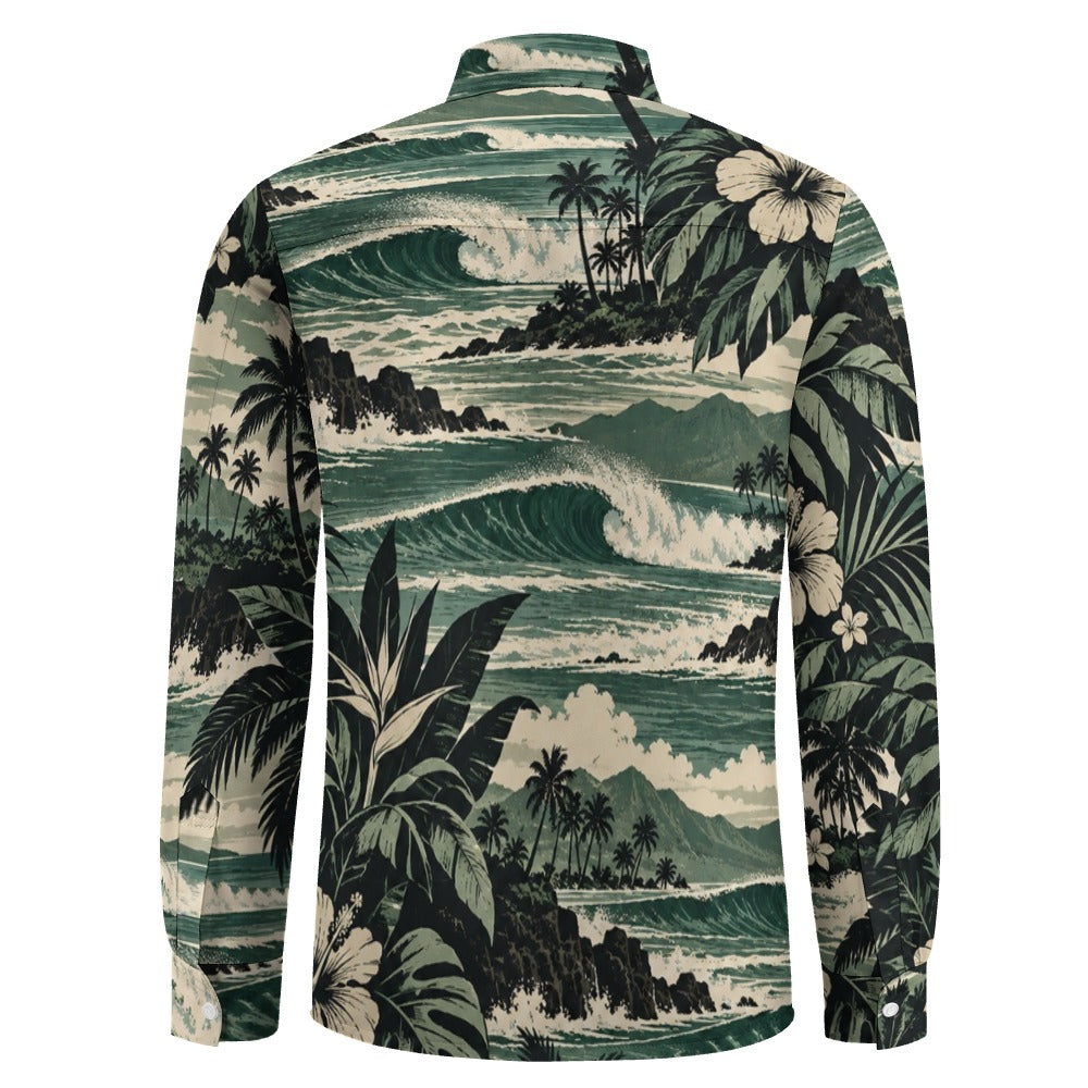 Coastal Vista Long Sleeve Shirt — back view