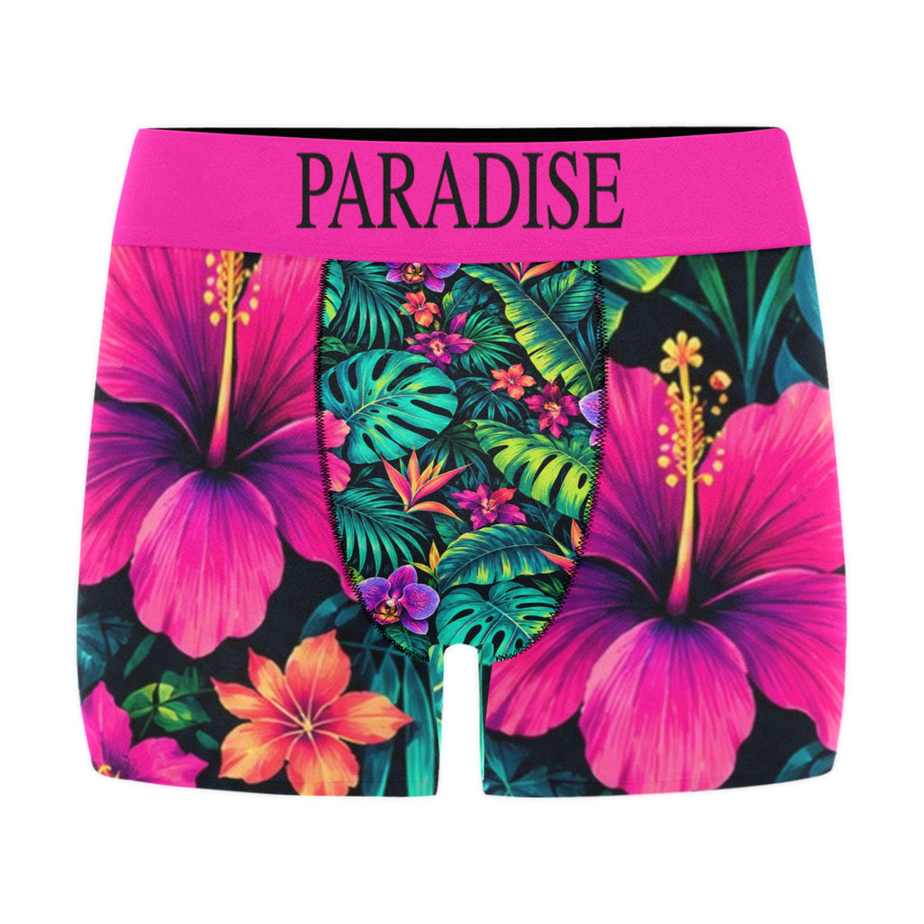 Paradise Beaches Floral Boxer Briefs