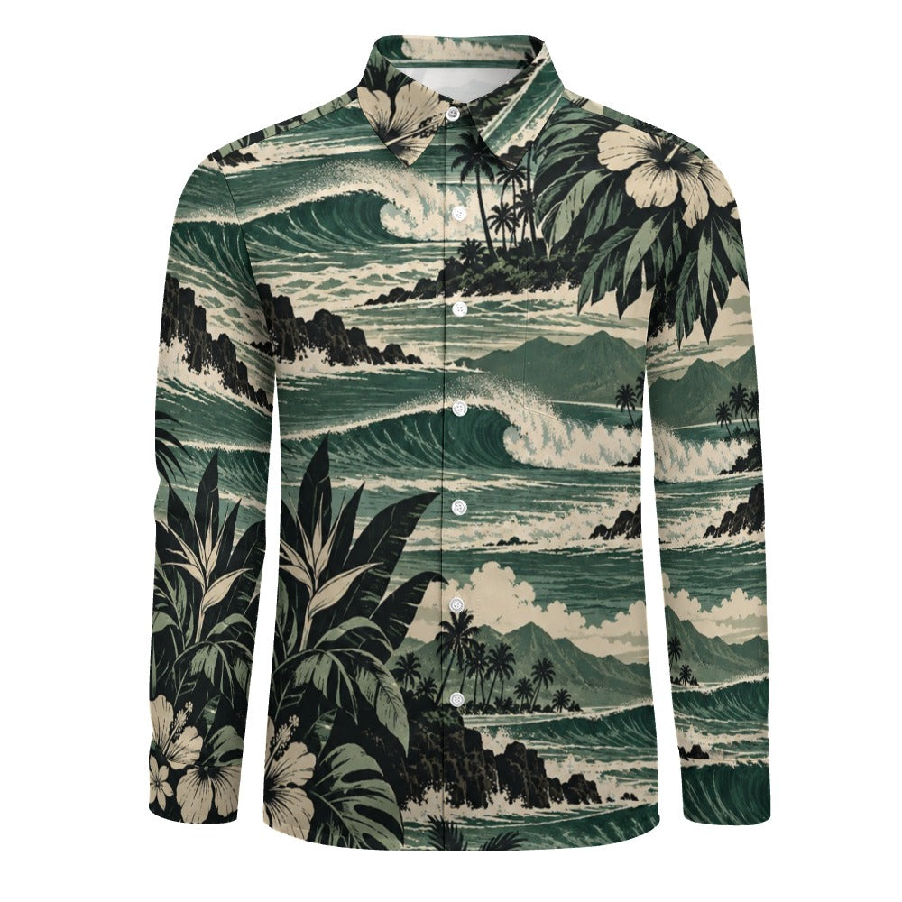 Coastal Vista Long Sleeve Shirt — front view
