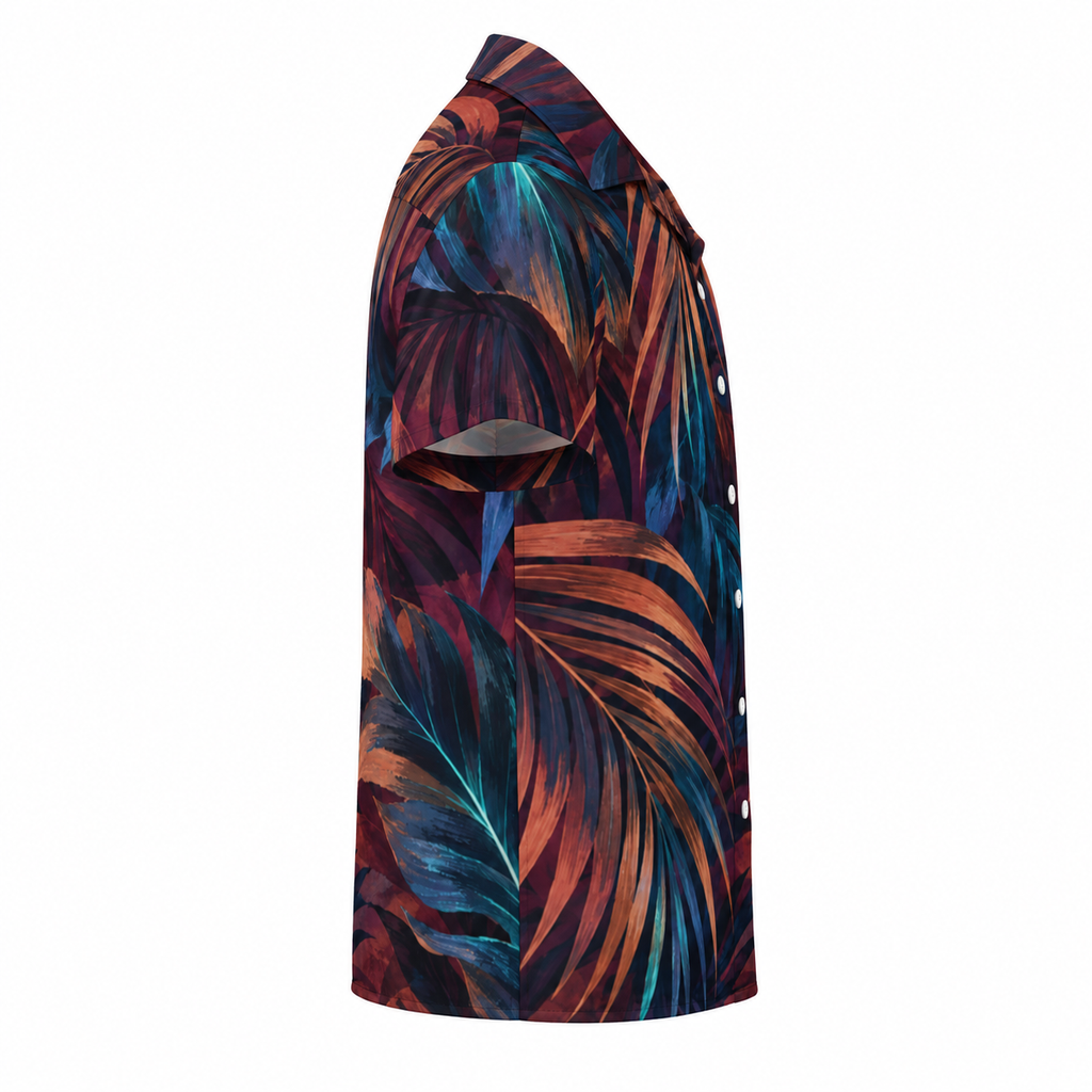 Ember Canopy Cuban Collar Shirt — side view