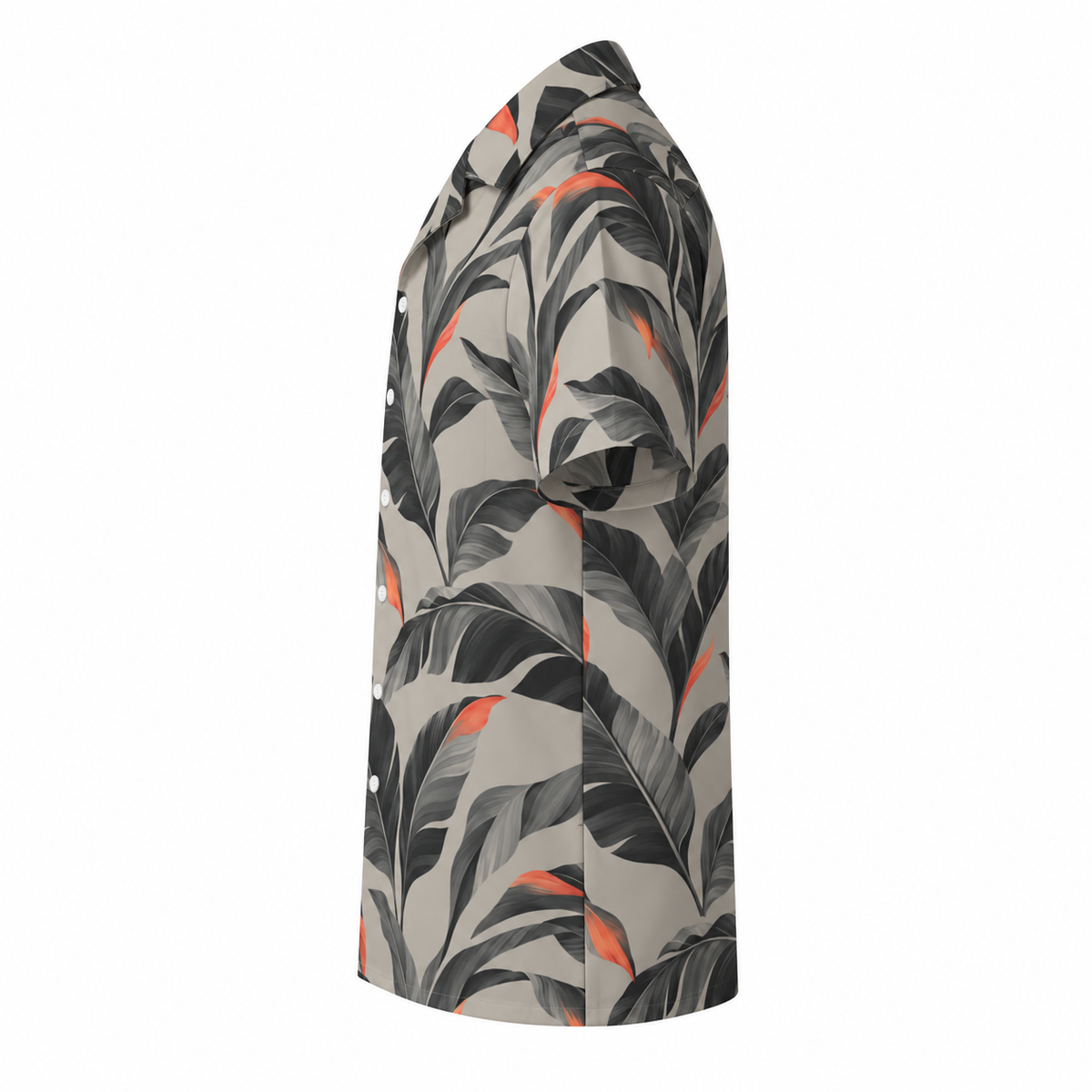 Stone Tropics Cuban Collar Shirt — side view